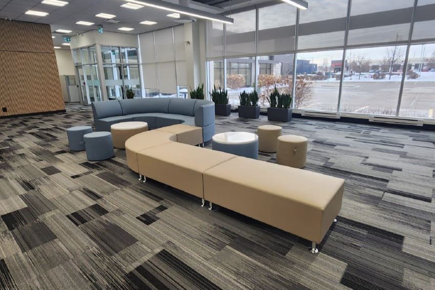 soft seating area